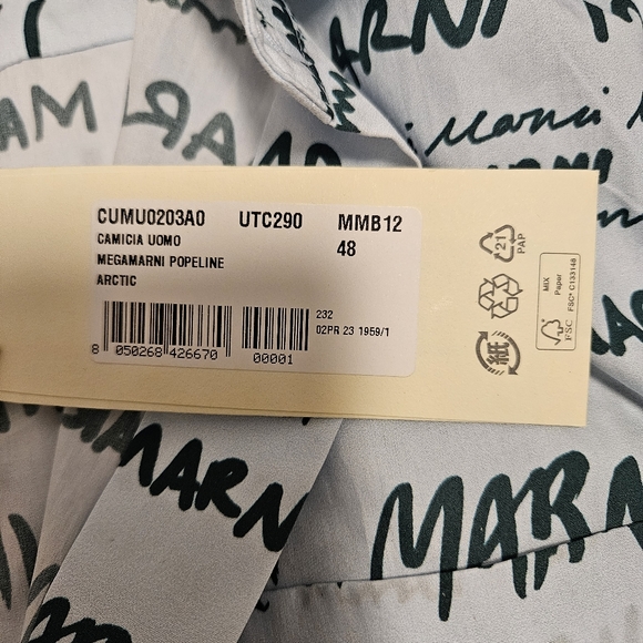 MARNI Infinite Signatures Shirt - Picture 8 of 8